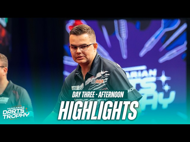 MÁS FAVORITOS ELIMINADOS 😮 | 2026 Hungarian Darts Trophy | Resumen de la tarde del día tres