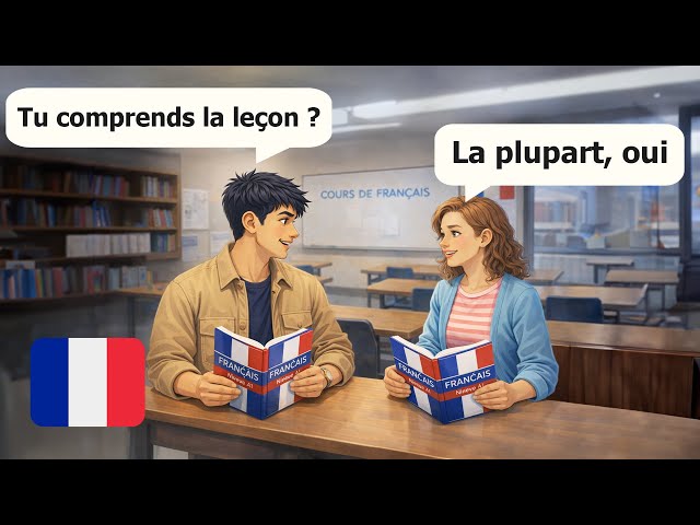 20 Minutes of Easy French Dialogues (A1-A2 Level) |  French Conversation Practice