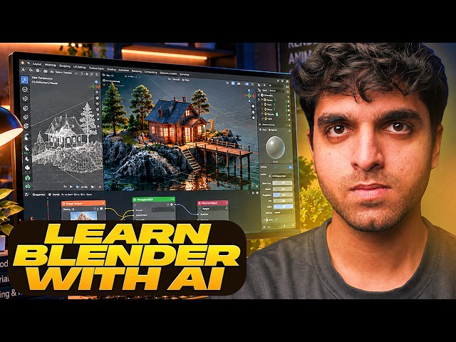 Learn Blender 3D with AI in 2026 (Full Beginner Tutorial) - اردو / हिंदी