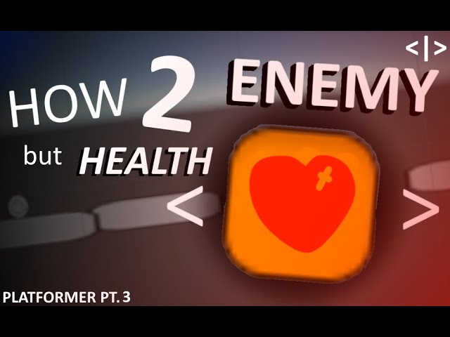 Making a 2D Platformer - Healthbars and Enemy AI | Unity Tutorial | TC Blox Studios