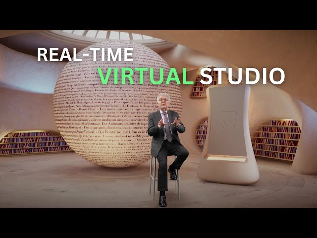 Real-Time Virtual TV Set for “Merci Professeur” | Aximmetry