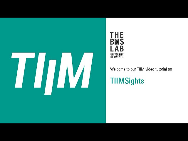 Using TIIMSights to preprocess TIIM data