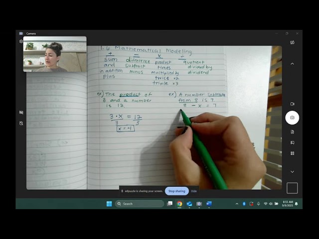 1.6 mathematical modeling