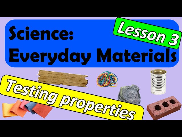 Science: Everyday Materials | Testing the properties of materials with Miss Ellis #everydaymaterials