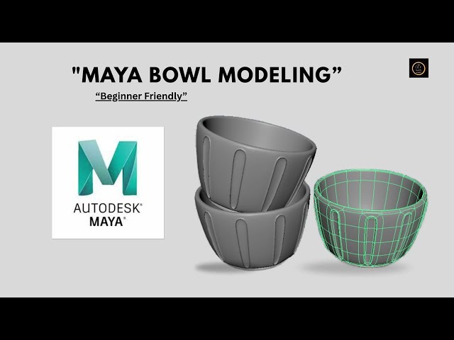 "Autodesk Maya Bowl Modeling Tutorial | Complete 3D Hard Surface Modeling for Beginners"