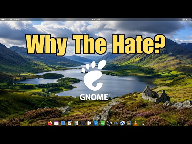 Why Does Everyone Hate GNOME? (30 day Fedora Review)
