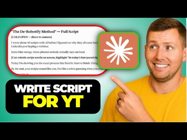 How to Write Scripts for YouTube Videos With AI From Start to Finish