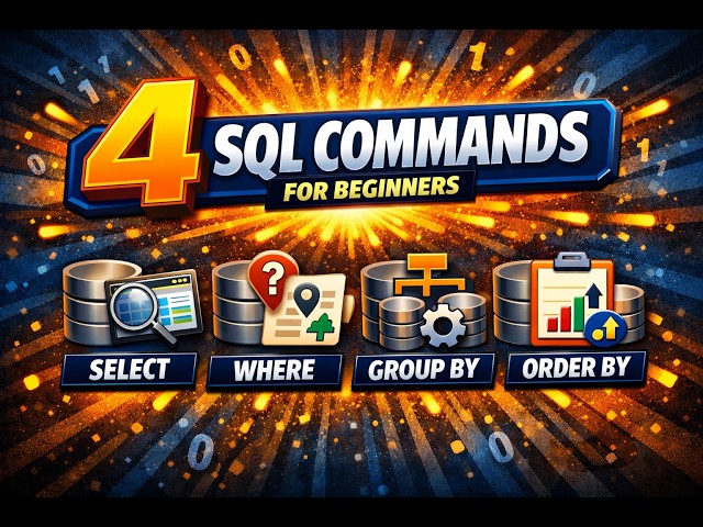 SQL Tutorial for Beginners: SELECT, WHERE, ORDER BY & GROUP BY | MySQL