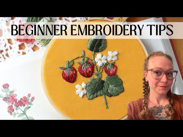 Embroidery 101 - Beginner Embroidery Tips and Mistakes to Avoid