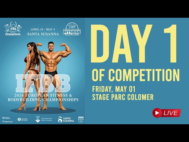 EUROPEAN FITNESS & BODYBUILDING CHAMPIONSHIPS /COLOMER /MAY 1