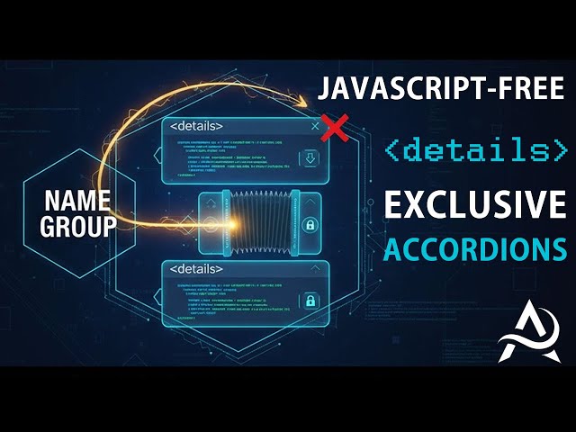 Programming Native Accordion HTML Details Lists Without JavaScript