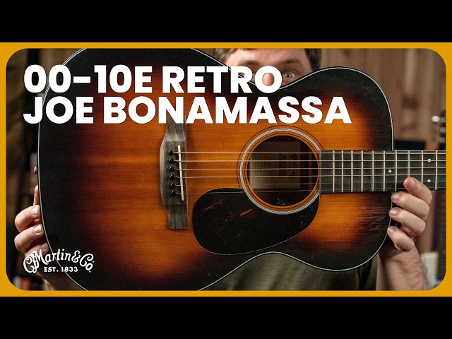 Martin 00-10E Retro Joe Bonamassa Road Series Acoustic-Electric Guitar Demo | Signature Artist Model