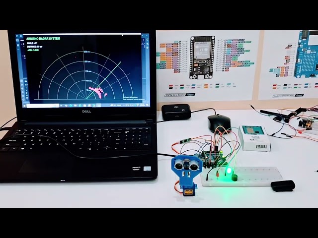 Arduino Radar System Project | Arduino Radar Working Model with Ultrasonic Sensor