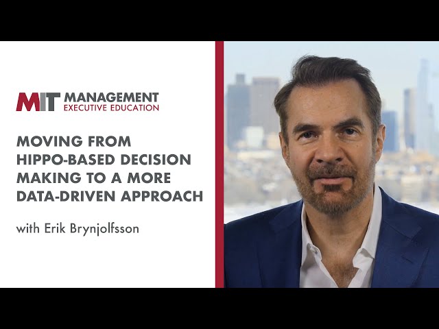 Why You Should Move to Data-Driven Decision Making | MIT Sloan