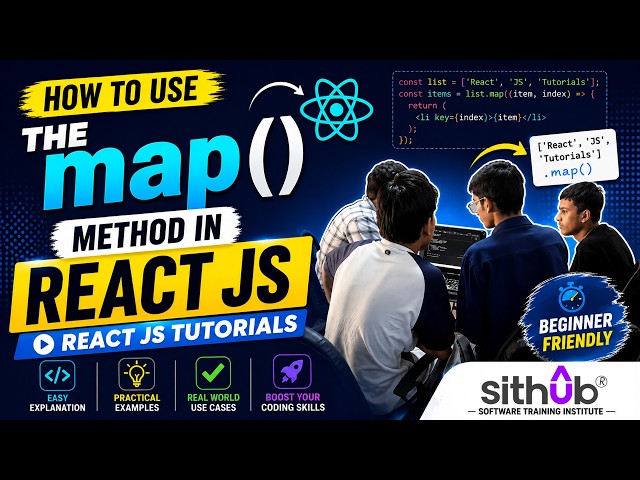 React JS map() Method Explained Step-by-Step (Hindi) | React Js basic to Advanced Course #reactjs