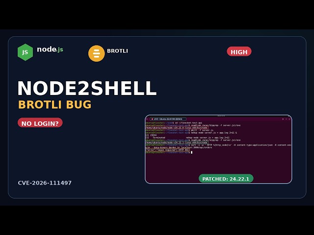 Node2Shell: How the Node.js Brotli Bug Works and How to Patch It
