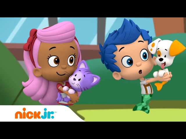 Bubble Guppies | Ayuda a salvar a Cachorro Bubble de una bruja 🧙‍♀️  | Nick Jr. en Español