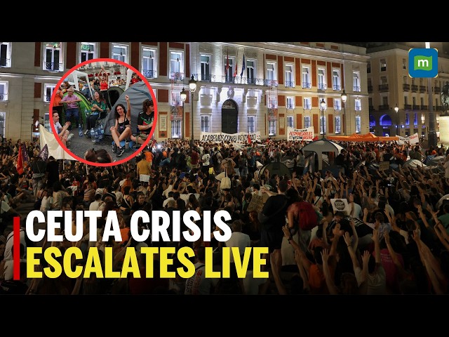 SPAIN PROTESTS LIVE: CLASHES & Mass Protests Erupt in Spain Over Mass Border Crossing | EU News Live