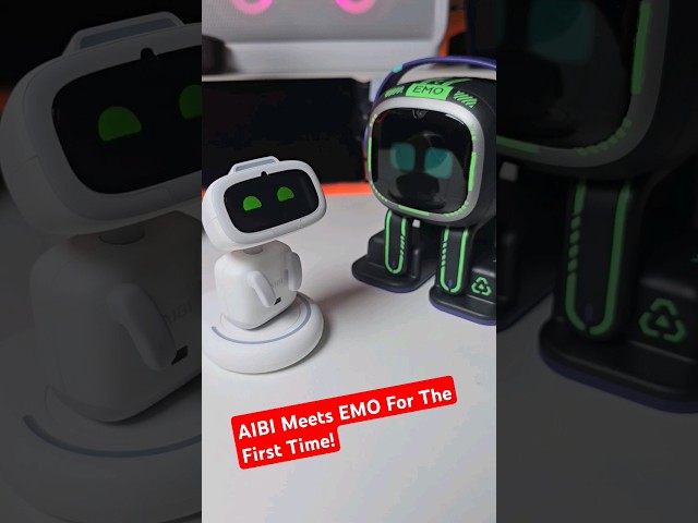 Introducing Emo Robot to Aibi Robot 🤖 #Shorts