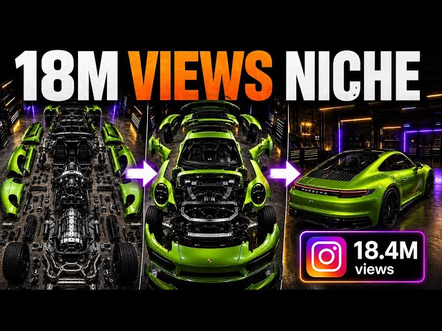 18M Views From THIS AI Car Niche (I Rebuilt The Exact FREE Workflow)