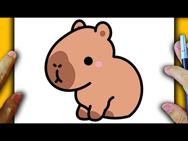 HOW TO DRAW A CAPYBARA