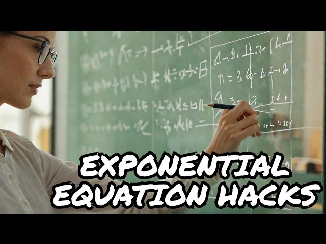 Solve the Following Exponential Equation (TRICKS)