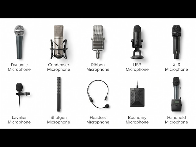 Every Microphone Type Explained in 4 Minutes