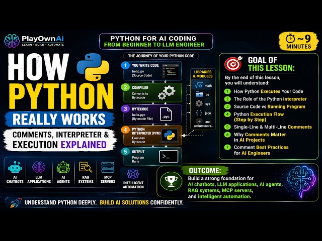 How Python Really Works | Comments, Interpreter & Execution Explained | L5