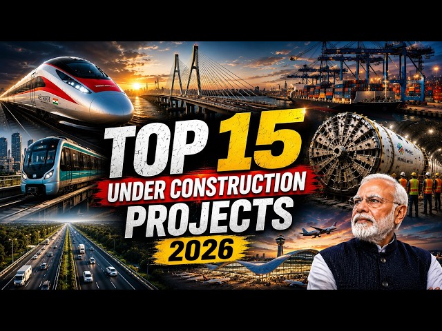 Top 15 Biggest Under Construction Infrastructure Projects in India (2026)