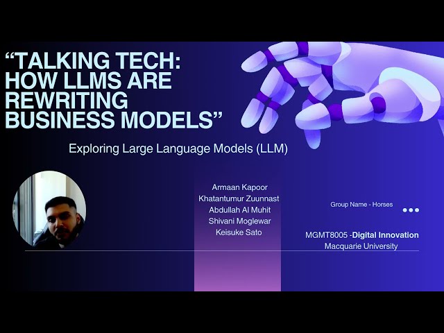 Exploring Large Language Models LLM - Talking Tech