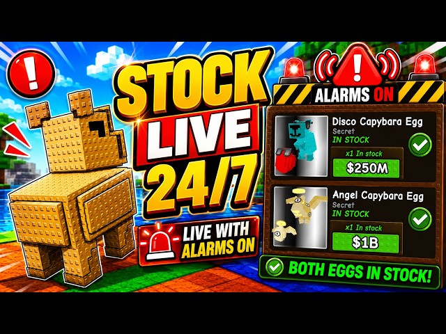 CAPYBARAS VS PLANTS STOCK AND TRADE  24/7 🔴 LIVE