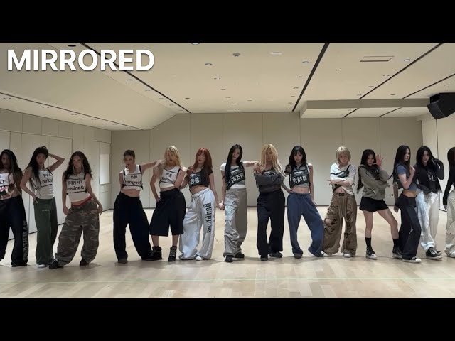 [MIRRORED] LE SSERAFIM x ILLIT x KATSEYE – ‘ICONIC BY MISTAKE’ Dance Practice Mirrored Fix. Ver 4K