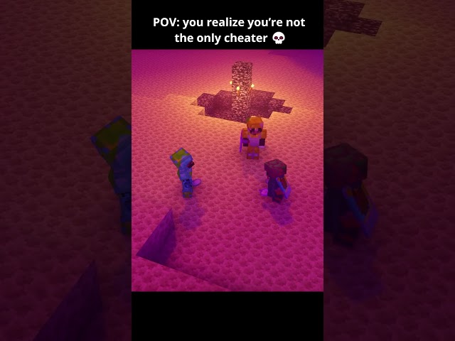 Everyone Got Caught Using Creative 💀 Minecraft Shorts