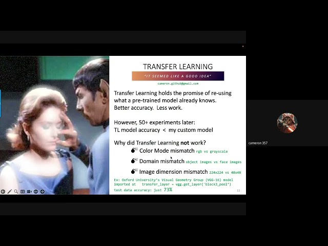 Cameron James: MoviEmotion for detecting facial emotions with AI image recognition models