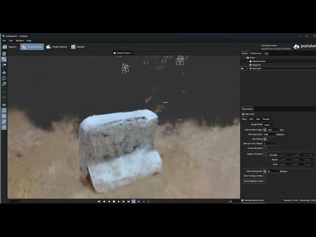 Create 3D Gaussian Splatting with postshot