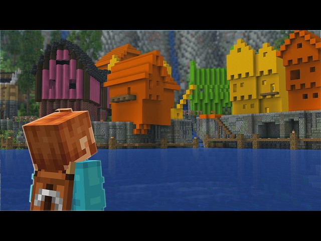 Creative Port City Build Planning for my minecraft World