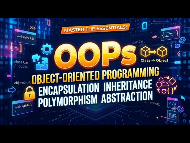 Object Oriented Programming explained in Hindi | #youtube 