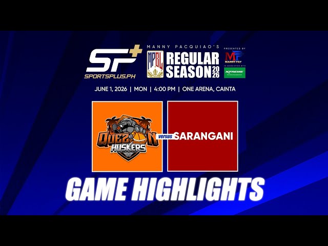 Sarangani 10Act vs. Quezon Huskers - Game Highlights