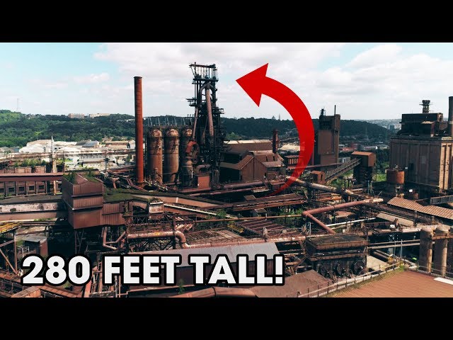 Largest Abandoned Factory We've Ever Explored! - Steel Mill Blast Furnace