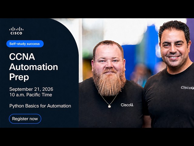 CCNA Automation Prep - Python Basics for Automation
