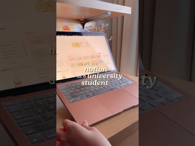 how i use notion as a uni student