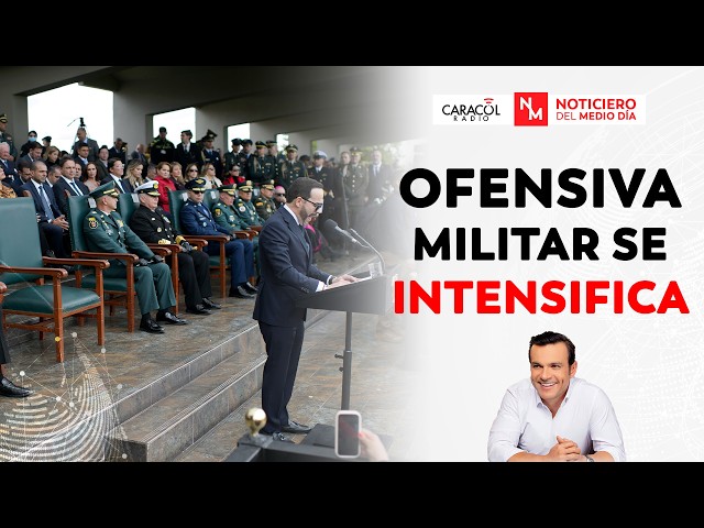 Fuerzas militares reportan nuevos bombardeos y ofensiva contra disidencias | Noticiero Mediodía