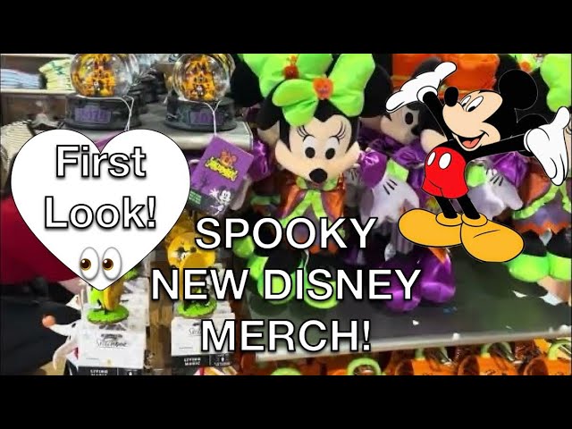ALL the NEW merch SO EARLY a cast member is setting up for Halloween! Disney World