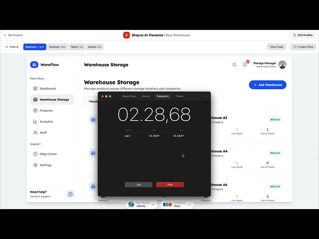 I've Been Cooking This Shayna AI-Powered Web Builder