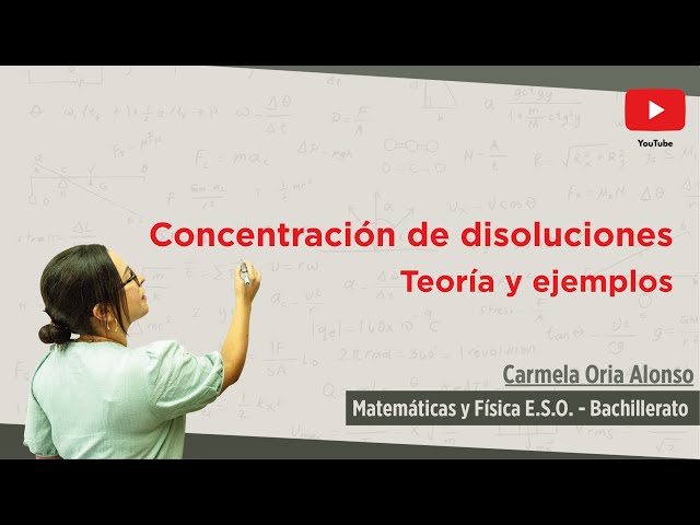 Concentración de disoluciones desde cero