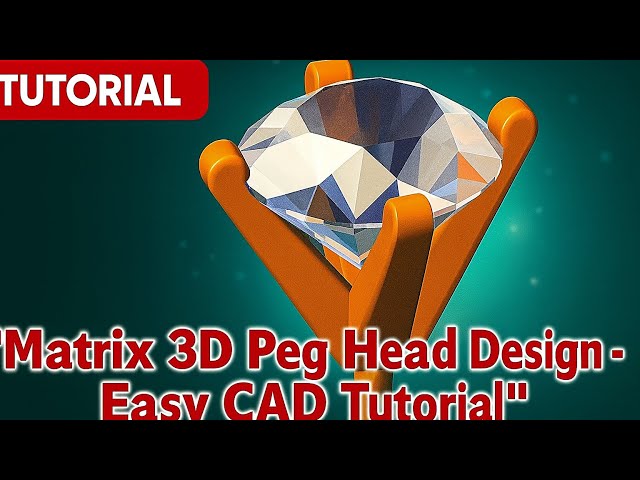💎 “Jewelry CAD Tutorial | Peg Head Step by Step” #Matrix3D #JewelryCAD #PegHeadDesign  #rhinoceros