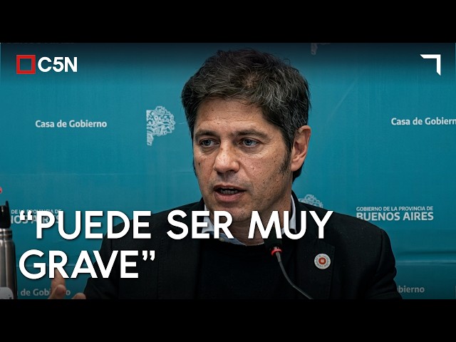AXEL KICILLOF presented the plan for the "SUPER EL NIÑO"
