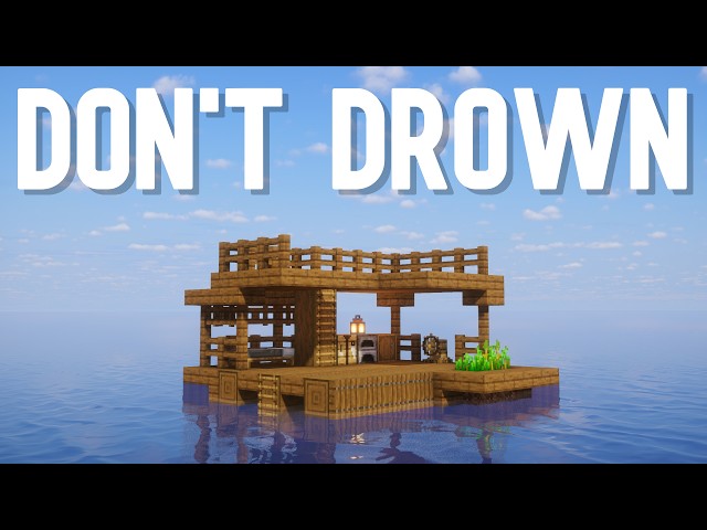 Surviving an Endless Ocean in Minecraft