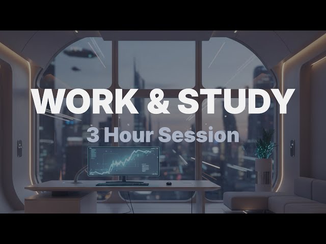 Work & Study Music | Futuristic Minimal Ambience (3 Hours)