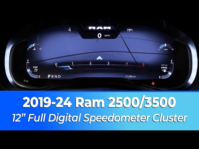 2019-2024 RAM Heavy Duty 12" Full Digital Speedometer Installation Guide - Infotainment.com